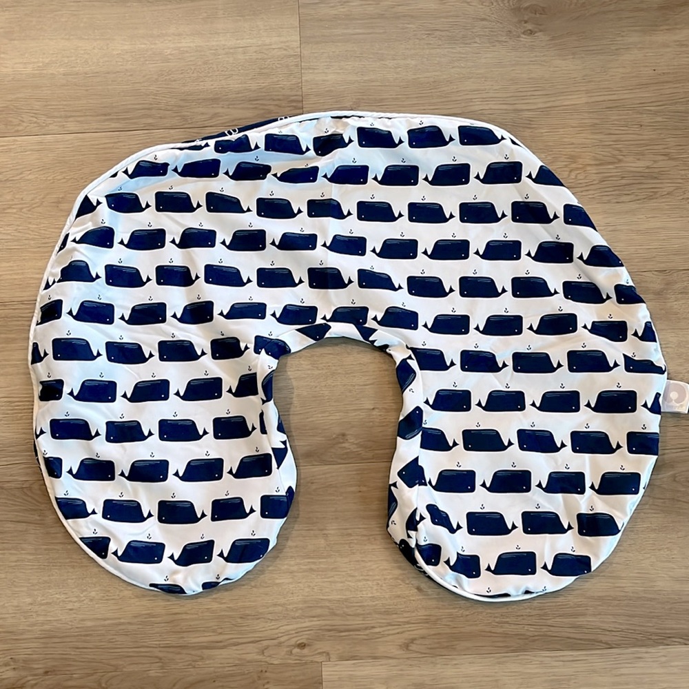 Whale and anchor Boppy cover